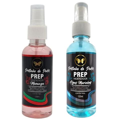 Prep Pretinho do Poder 120 ML Bactericida Para Cuidados e Higienização