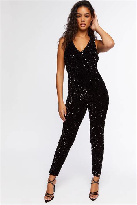 Sequin Sleeveless Jumpsuit