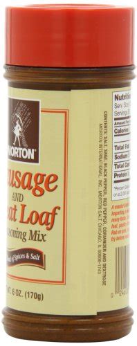 Morton Seasoning Sausage And Meatloaf 6 Ounces Pack Of6 Food Beverages Tobacco Food Items