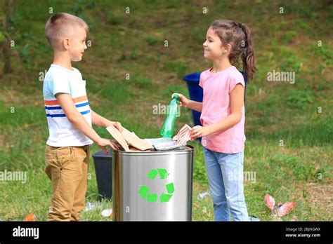 Children Collecting Garbage Hi Res Stock Photography And Images Alamy