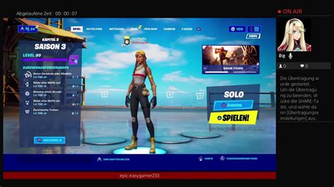 Fortnite Live Deusch Abozocken Sagt Kreative Skin Alles In Kreative