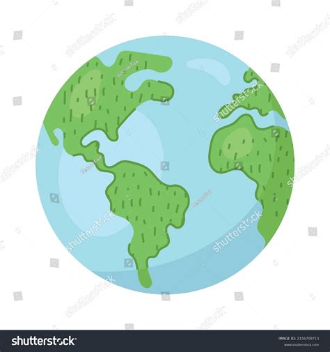 World Planet Earth Ecology Icon Stock Vector Royalty Free