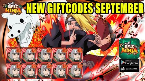 Epic Ninja God New Giftcodes September Naruto RPG Free VIP Free SS