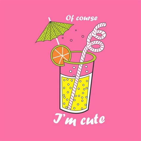 Premium Vector | Im cute on it typography graphic designs vector tshirt ...