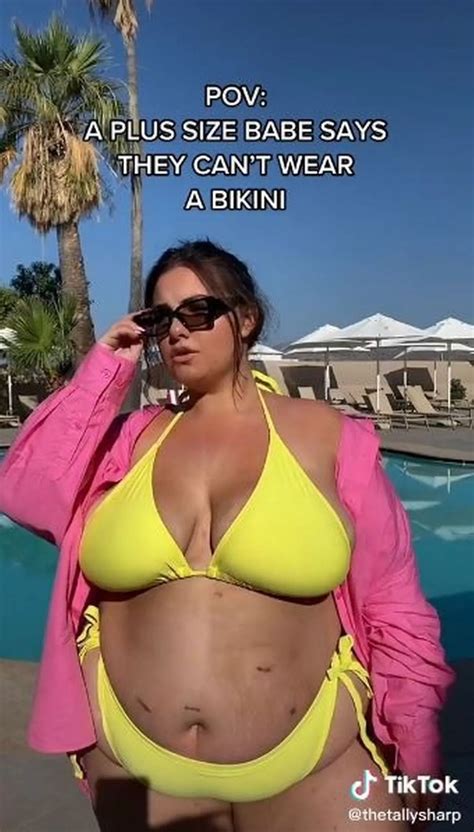 Plus Size Woman Flaunts Curves In Bikini Despite Trolls Tell Her To Cover Up Daily Star