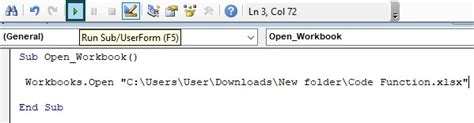 Vba Open Workbook How To Use Open Excel Files