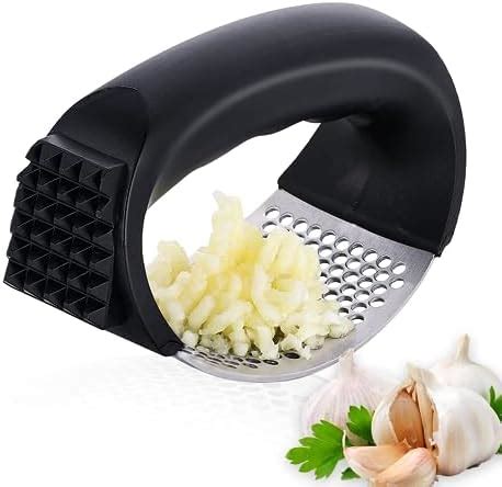 AEX Garlic Press Rocker Super Easy To Use Clean Stainless Steel