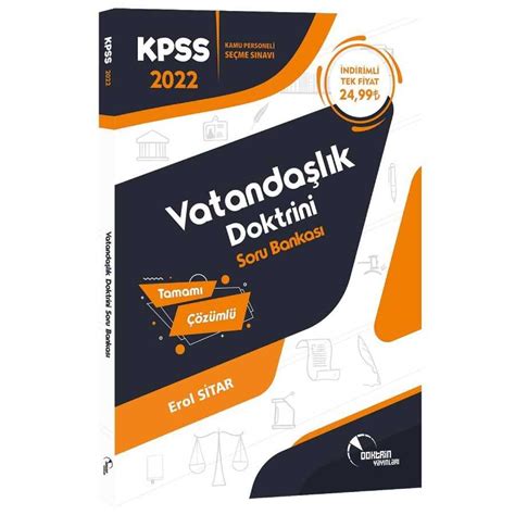 2022 KPSS Vatandaşlık Doktrini Soru Bankası Bkmkitap