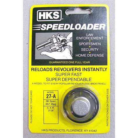 Speedloader Hks Mod 27 A 38 Special 357 Mag 6 Tiros Ultimo En