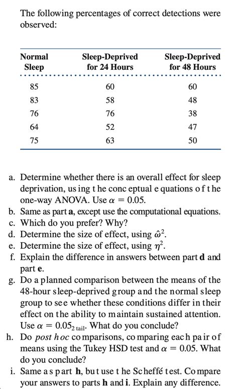 Solved A sleep researcher conducts an experiment to | Chegg.com