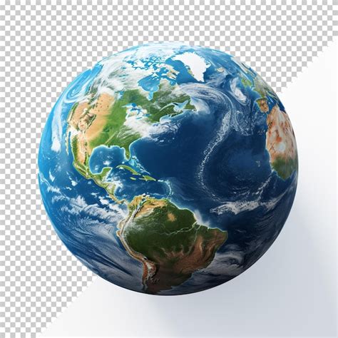 Premium Psd Earth Planet Isolated On Transparent Background