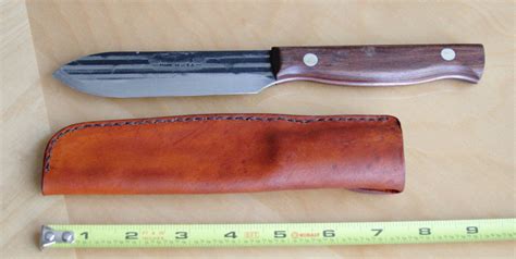 Old Hickory Ontario Kephart Knife Custom Modified Bushcraft Leather