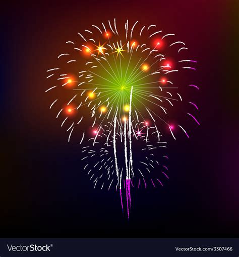 New Year Fireworks Background