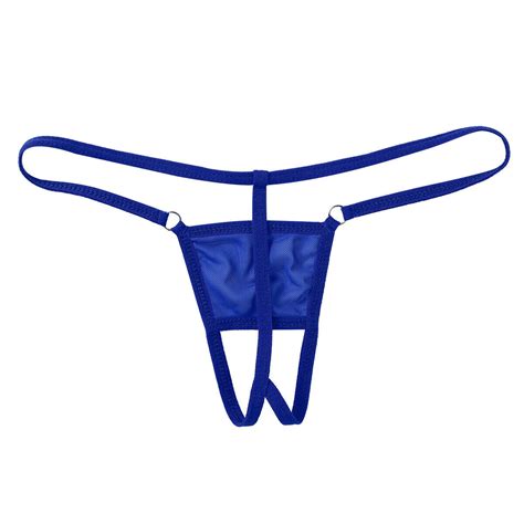 Damen Micro G String Höschen Bikini Tanga durchsichtig Netz Schlüpfer