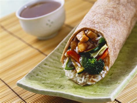 Chicken and Rice Wraps recipe | Eat Smarter USA