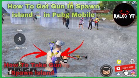 How To Get Gun In Spawn Island 🏝 L Pubg Mobile L Kalooyt L Iphone 8