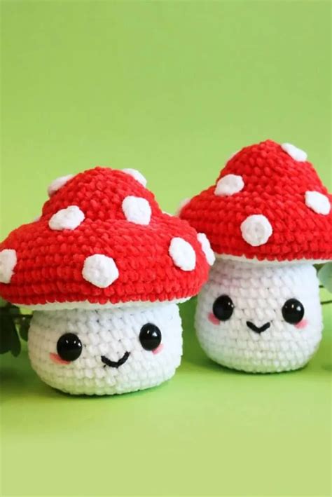 Fun Crochet Mushroom Patterns To Make Plushie Projects A More