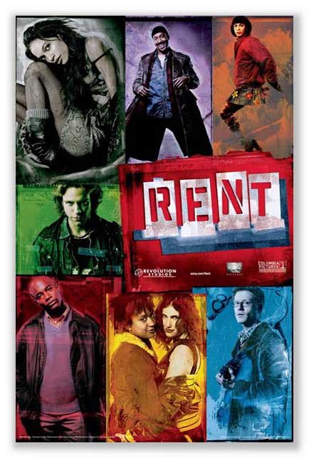 ART PRINT POSTER Rent Movie Poster BROADWAY MUSICAL | eBay