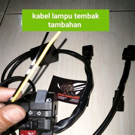 Jual SAKLAR Kiri Vixion ORI PNP KE NEW VARIO LENGKAP KABEL LAMPU