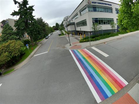 West Vancouver Rainbow Crosswalk – Square One