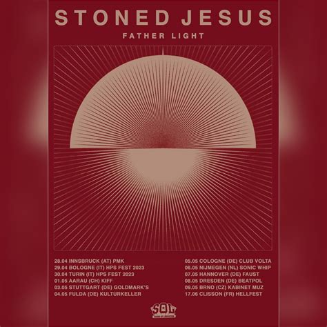 Stoned Jesus Announce First Tour Dates For Father Light