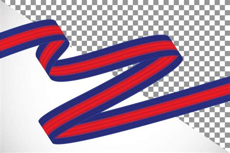 Premium Psd D Ribbon Of The Cambodia Flag