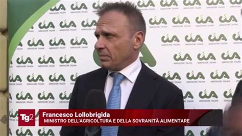 Tg Intervista Al Ministro Francesco Lollobrigida In Visita Da Cia