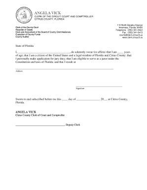 Citrus County Court Forms Fill Online Printable Fillable Blank