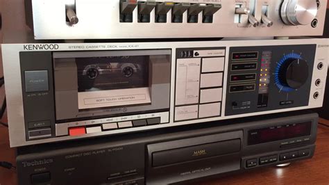 Kenwood Kx 41 Vintage Cassette Deck Test 1983 Youtube