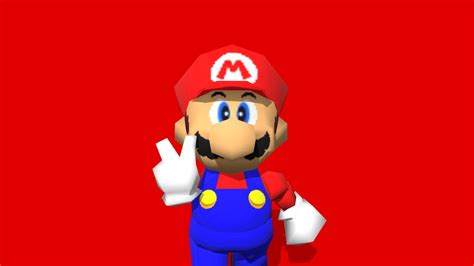 My SUPER MARIO 64 Mario Render - Download Free 3D model by unga bunga ...