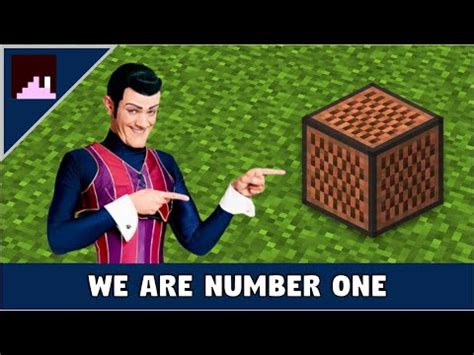 We Are Number One Minecraft Noteblock Tutorial From The Tv Show Lazy