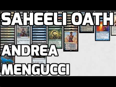 Channel Mengucci Vintage Saheeli Oath Deck Tech Matches Youtube