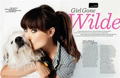 Olivia Wilde In Womens Health Magazine South Africa January February