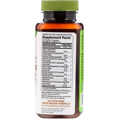 LifeSeasons Glucose Stabili T Blood Sugar Support 90 Vegetarian