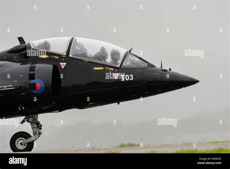 Royal Navy Sea Harrier Jump Jet Took Part In Rnas Culdrose Air Day