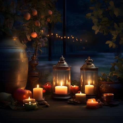 Premium Photo Showcase The Beauty Of Dimly Lit Scenes The Glow Of