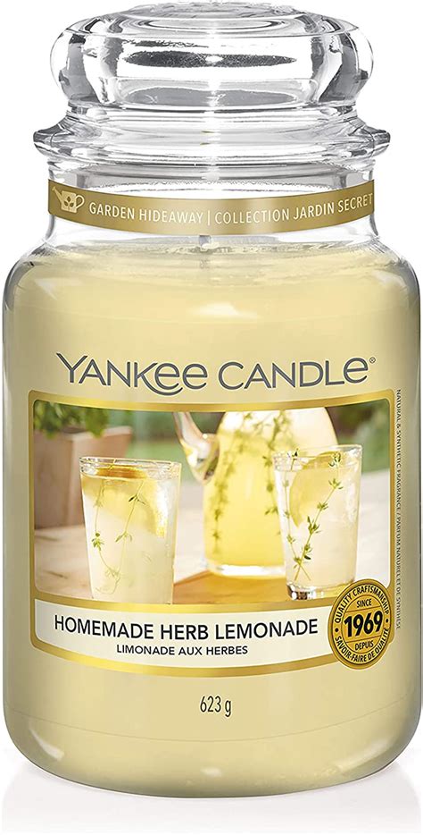 Yankee Candle Large Jar Candle Homemade Herb Lemonade Scented Candle