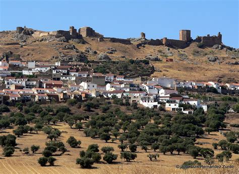 Espa A Vista Desde Mi C Mara Castillo De Magacela En Extremadura Y