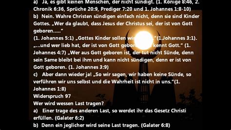 Klare Widerspr Che In Der Bibel Youtube