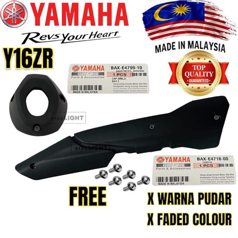 Yamaha Y Zr Y Y Zr Hitam Exzos Exhaust End Cover Cap End Cap Cap