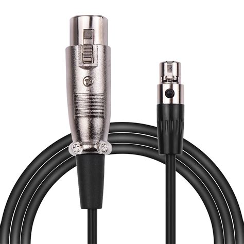 Microphone Cable 3 Pin Mini Xlr Connector To Xlr Connector