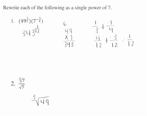 50 Radicals And Rational Exponents Worksheet Chessmuseum Template Library