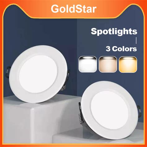 Goldstar Colors Led Recessed Downlight Ceiling Lights Panel Light Pin