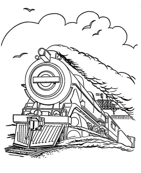 Free Printable Train Coloring Pages For Kids