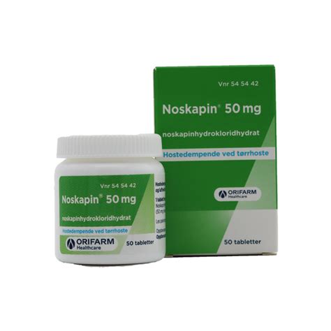 Noskapin 50 mg – 50 tabletter