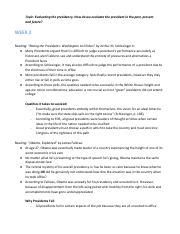 Presidential Power Worksheet Docx POL 103 4 Presidential Power Name