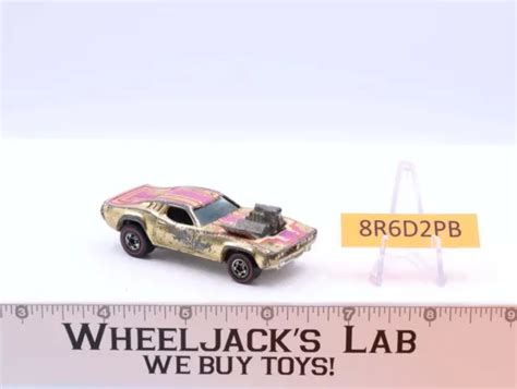 Roger Dodger Gold Chrome 1970 Redline Hot Wheels Mattel Vintage RL RARE Wheeljack S Lab