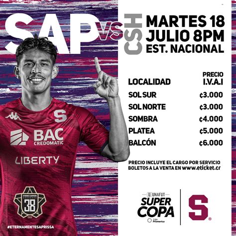 Deportivo Saprissa On Twitter El Pr Ximo Martes Jugaremos La Super