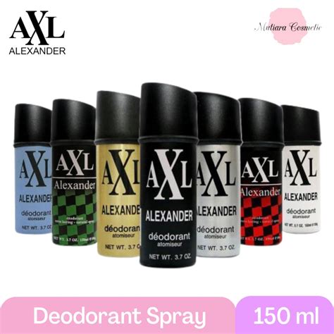 Jual Axl Alexander Deodorant Perfume Spray Ml Shopee Indonesia