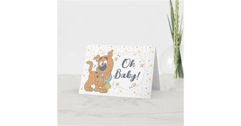 Scooby Doo Baby Shower Card Zazzle